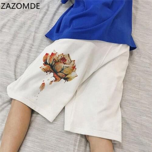 ZAZOMDE 2021 M-8XL Summer Casual Men Loose Elastic Fifth Pants Board Sports Running Shorts Sport gyms Short Pants men Oversized