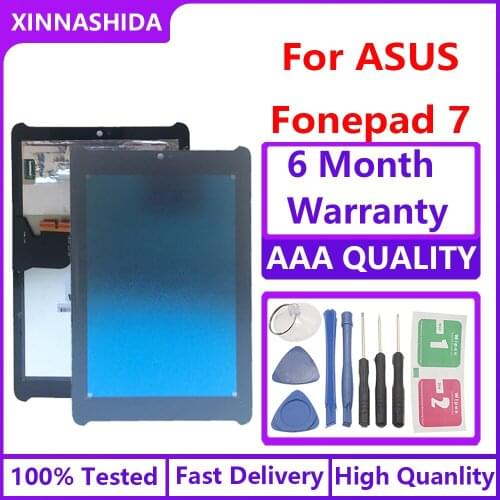 For ASUS Fonepad 7 K00E ME372CG K00Y ME372CL ME372 LCD Touch Screen Digitizer Sensors Assembly Frame Replacement Parts