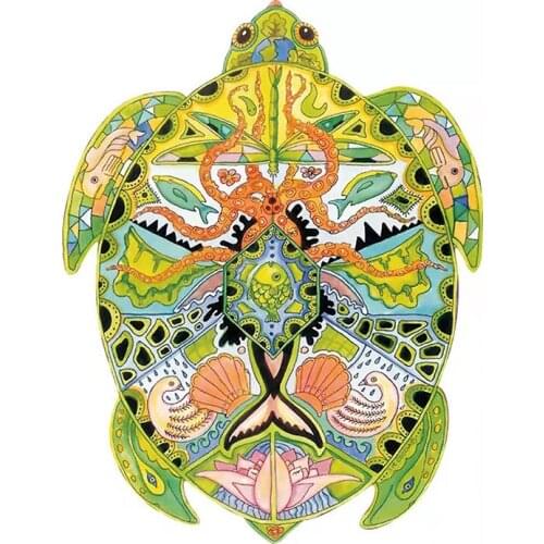 Cute Wooden Jigsaw Puzzles Turtle For Children Interactive Puzzles Games Educational Toys Wooden Puzzle Adults DIY Crafts Gifts