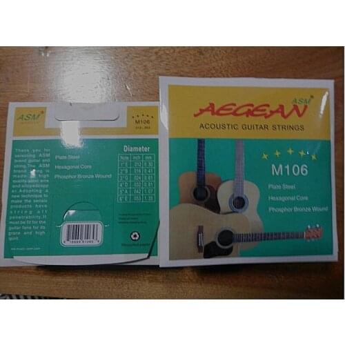 Guitar String -----10 sets of Top STARS Acoustic strings M106