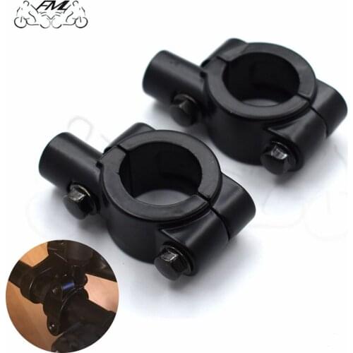Aluminum Universal Motorcycle Bike 7/8" Handlebar Rearview mirror Adapter 8mm/10mm Thread For HONDA CB500X CB1100 BMW F850GS KTM