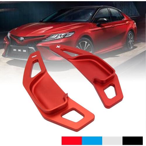 Car Steering Wheel Shift Paddle For Toyota RAV4 Camry Mark X Corolla Zelas Aluminum Auto Gear Shift Extension Paddles