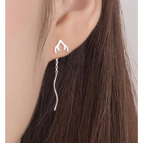 1 Pair Attractive Ladies Flower Earrings Decorative Long Dangle Dandelion Earrings for Daily Life