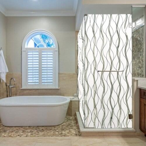 1PC 30x100cm PVC Window Film Sticker Privacy Decoratin UV Protection Static Self Adhesive Control