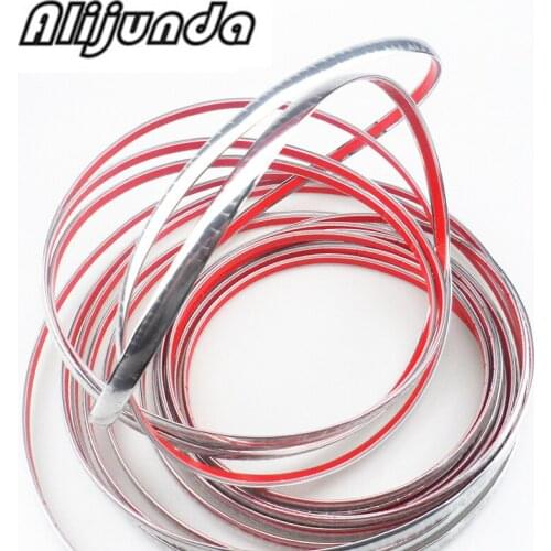Car-styling 10mmx15m DIY Car decoration Chrome Strip sticker for Mazda 2 3 5 6 CX5 CX7 CX9 Atenza Axela