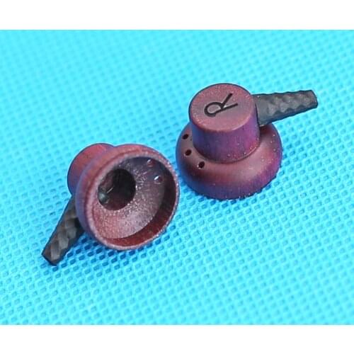 DIY 15.4mm Speaker Unit Wood Earphones Shell Case Flat Earphones Housing Case