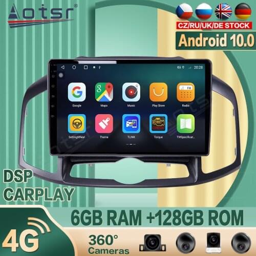 For Chevrolet Captiva Android Car radio Player GPS Navigation 360 camera Auto Stereo Multimedia Video Headunit carplay 4G SIM