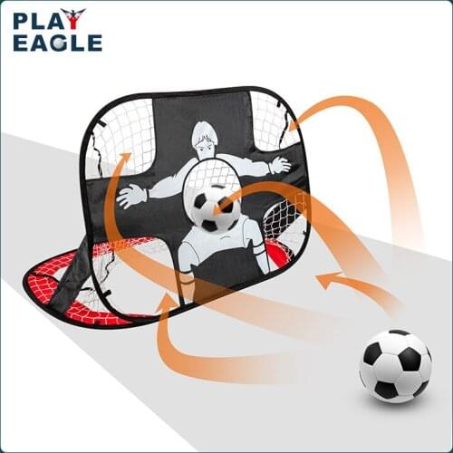 Portable Mini Soccer Net 110*80cm Woven Mesh Oxford Colth Easy Quick Installation Wear-resistant Sports Mini Football Net