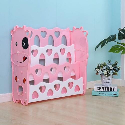 Children bookshelf simple bookshelf, landing shelf, Baby magazine shelf, student bookcase, kindergarten newspaper and newspaper