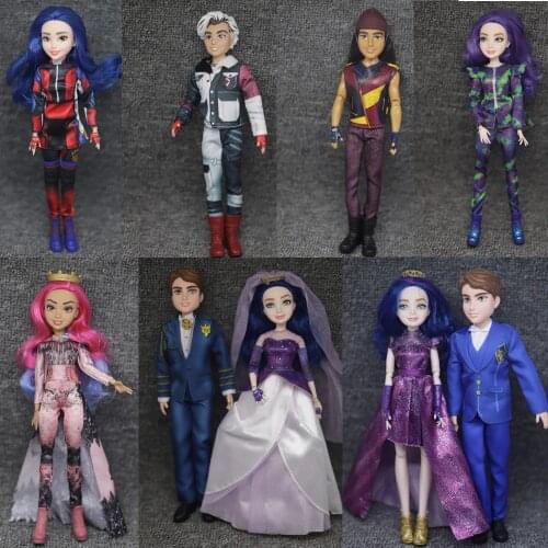 Disney Descendants 3 Mal Ben Jay Evie Carlos Audrey Fashion Doll