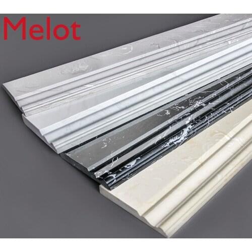 Marble Baseboard European Style Pastoral Style Skirting Line Tile White Skirting Board Floor Tile