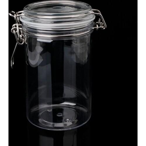 2021 New PETP Food Storage Milk Powder Box Clamp Lid Air Tight Sealed Locking Jar Kitchen