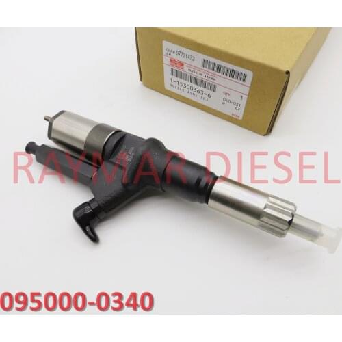Genuine common rail fuel injector 095000-0340, 095000-0341, 095000-0349, 1-15300363-6, 1153003636