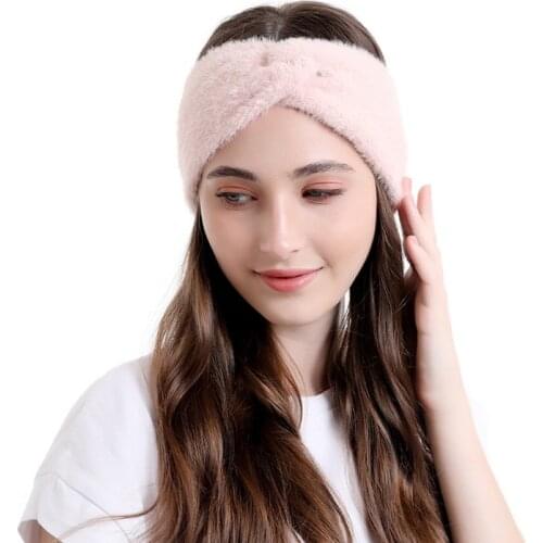 Winter Women Headband Fashion Elastic Wool Knitted Hair Band Head Wrap Hairband Girls Makeup Sport Elegant Girl Hair Accessories