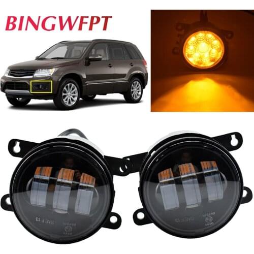 2pcs For Suzuki Grand Vitara 2 II JT 2005 2006 2007 2008 2009-2015 Car Fog Light H11 LED Fog Lamp High Quality 12V