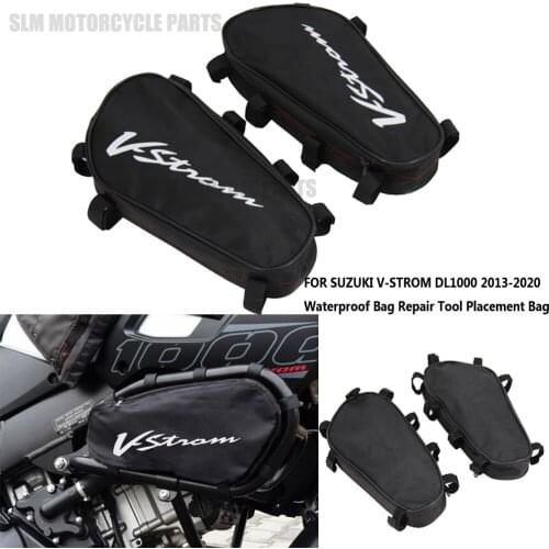 Frame Crash Bars Waterproof Bag Repair Tool Placement Bag For SUZUKI V-STROM DL1000 DL 1000 2013 onwards Motorcycle Accessories