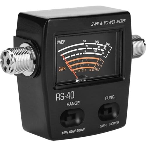 RS-40 Professional UV Segment Standing Wave Meter Power Meter for Testing SWR Power