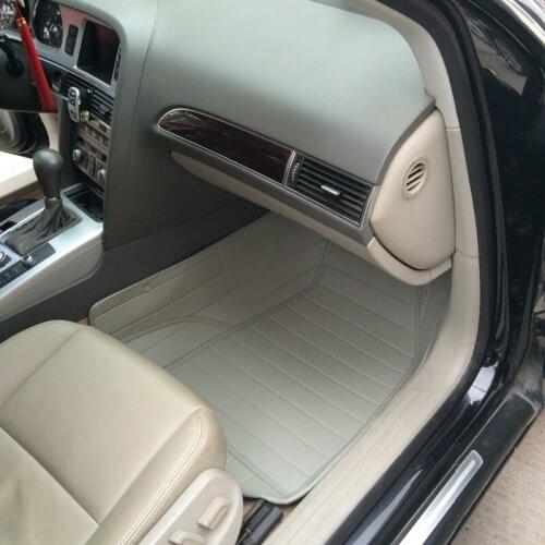 Custom Waterproof Special Car Floor Mats for Audi A6L 5seats Durable No Odor Carpets for A6L 5seats