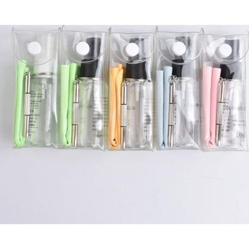1 Set Glasses Cleaner Repair Kit Cloth Cleaning Screwdriver Portable Screw Removal Tools Sunglasses Phone Screen Wipes Tackle