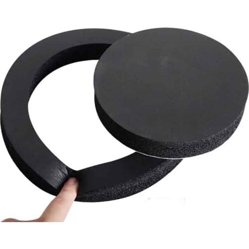 4pcs 6.5inch Pad Cotton Car Speaker Ring Sound Insulation Accessories Auto Audio Soundproof Door Trim Self Adhesive Bass