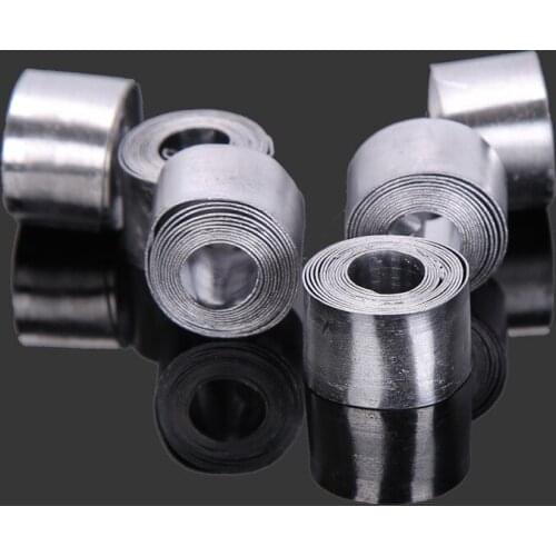 Fishing tackle accessories lead sinker lead sheet coil lead sheet macaroni with ring small coil lead large coil