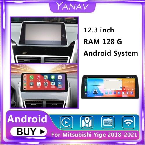 2 din stereo receiver Car Radio Built in carplay For Mitsubishi Yige 2018-2021 Auto Multimedia Video GPS Navigation MP3 Player