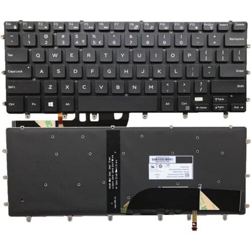 Free Shipping!! 1PC New Laptop Keyboard Standard For Dell Precision5510 5520 5530 M5520 0GDT9F DLM14L2 With Backlight