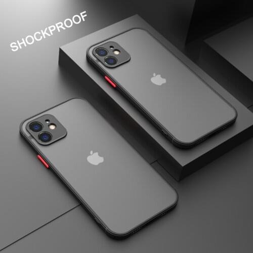 Luxury Ultra thin Transparent Case For iPhone 11 12 Pro Max Mini XS XR SE 6s 7 8 Plus Phone Silicone Shockproof Protective Cover