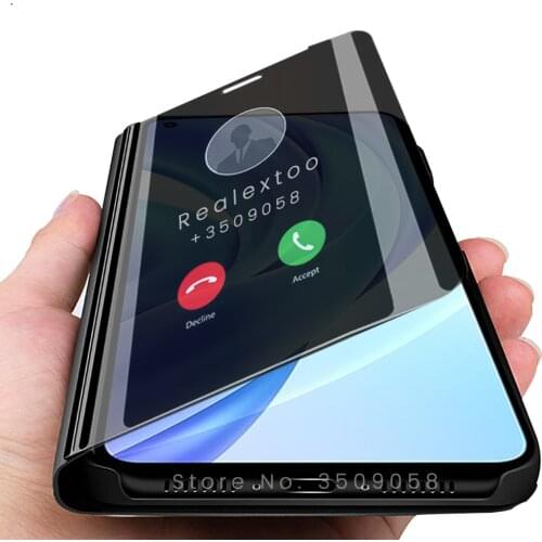 Funda for xiomi mi11 lite shell cover smart mirror magnetic stand flip case for xiaomi mi 11 lite 11lite light 6.55'' book coque