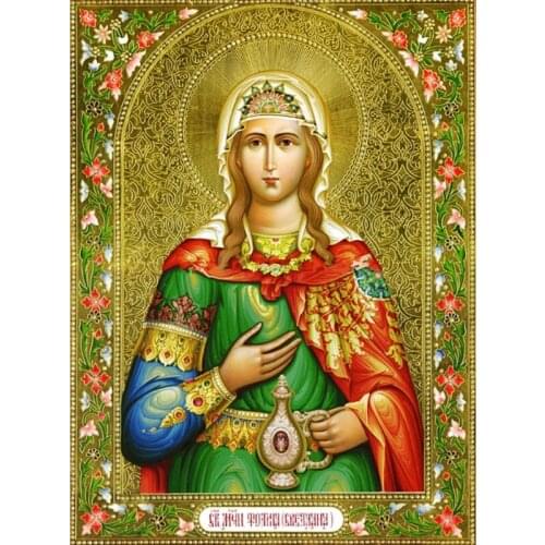 Home Decor 5d Square/round Diamond Painting Virgin Jesus Religion Russia Pictures Cross Stitch Full Drill Picture By Numbers