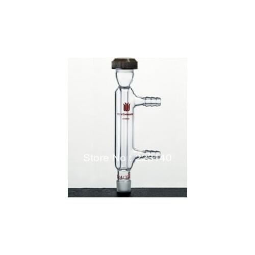 C201080 Condenser, Reflux, Jacketed, Threaded, Joint:14/10, Jacket Length: 80mm, House Connection O.D.:8mm