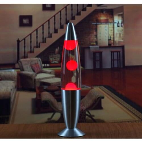 Cute Metal Base Lava Lamp Hardware Glass Wax Volcano Style Night Light Jellyfish Nightlight Lava Lighting Lamps