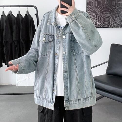 2021 autumn new arrival fashion coat high quality casual denim jacket men,spring mens casual jackets,plus-size S-3XL JK09