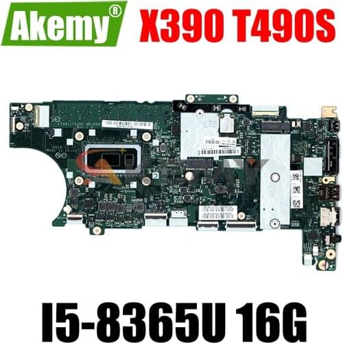 NM-B891 MainBoard For Lenovo X390 T490S laptop motherboard 100% test work with i5-8365U CPU 16G RAM