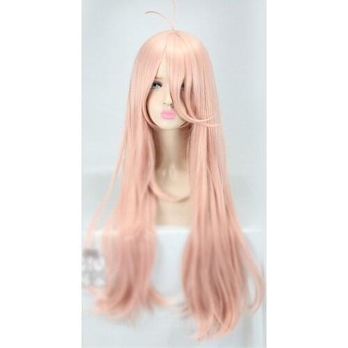 1pcs Danganronpa V3: Killing Harmony Long Wig Iruma Miu Synthetic Hair Anime Cosplay Decor Prop for Women Girl