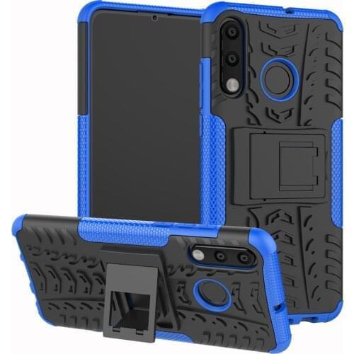 Rugged Cover Case for Huawei P30 Lite Case on Huawei P30 Lite Shockproof Hard TPU Silicone Armor Phone Case Stand