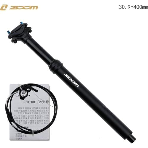 ZOOM MTB Bike Line Control Dropper Seatpost 30.9/31.6mm Aluminum Alloy Height Adjustable Seat Tube Road Bicycle Parts