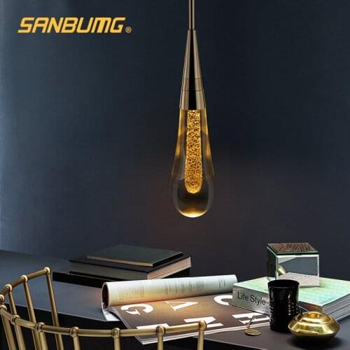 SANBUMG Crystal Pendant Lights