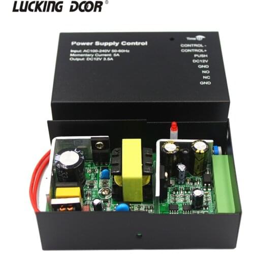 Door Access Control System Switch Power Supply DC 12V 3.5A 5A AC 90~260V for Fingerprint Access Control Machine