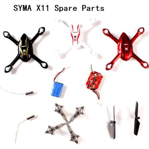 SYMA X11 Spare Parts Access Props Propeller Blade Motor CW CCW Mini Drone Quadcopter
