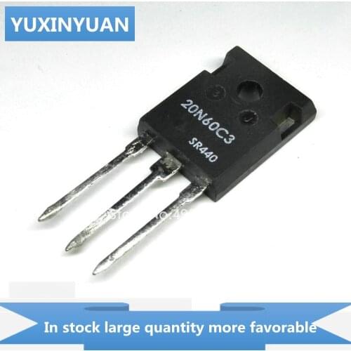 YUXINYUAN 5PCS/LOT SPW20N60C3 SPW20N60C SPW 20N60C3 SPW20N60 TO-3P in stock in stock