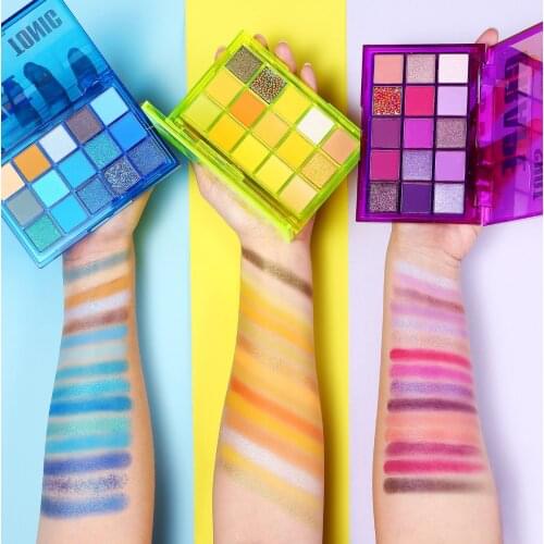 15 Colors Sweetheart Party Eyeshadow Palette Glitter Pearly Matte Color Vibrant Eyeshadow Palette