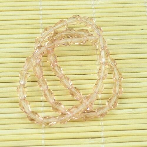 350pcs 5x7mm Half drilled Top Quality Crystal Tear Drop Beads Pink Crystal Glass Beads For Jewelry DIY Making