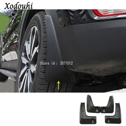 Car styling plastic fender soft mudguard protection flap splash mud guard frame 4pcs for Kia Sportage KX5 2016 2017 2018