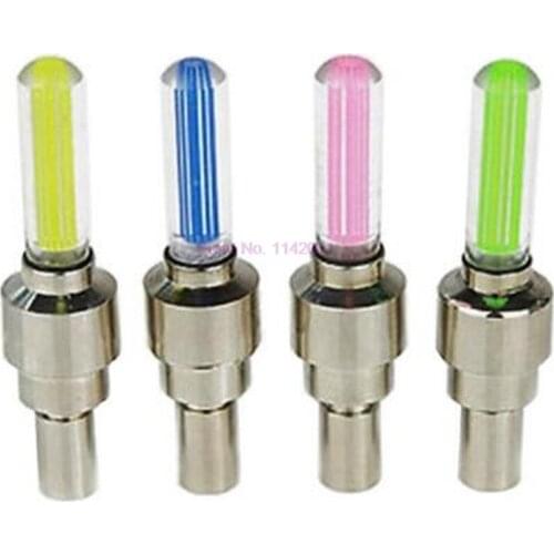 500pcs Bike Light With No Battery Mountain Road Bike Bicycle Lights LEDS Tyre Tire Valve Caps Wheel Spokes LED Light