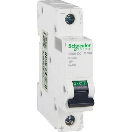 A9N22062 C65H-DC 1P C63A C65H-DC Circuit breaker, C curve, 63A, 1P, Icu=10kA