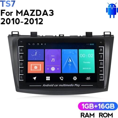 Car Media Car DVD Player Car GPS Navigator Car Radio Cassette Car Audio For MAZDA3 2010-2012 With IPS Screen Map