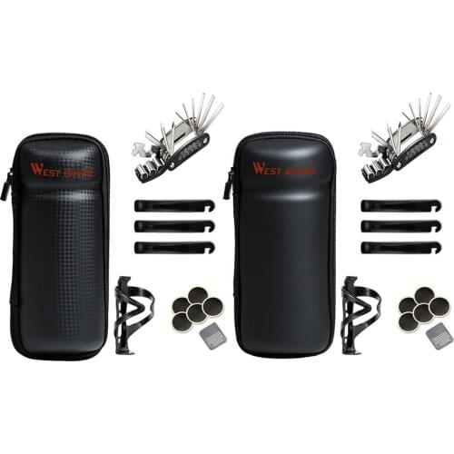Bicycle Repair Kits Bag Portable Cycling Bicicle Repair Tools Set Tire Multifunction Tool Storage Bottle Rack Bike Accessories