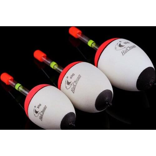 HC 10pcs/set EVA Luminous Floating Floats Sea Rock Fishing Striking Hard Tail Belly Floats 10G-100G free shipping