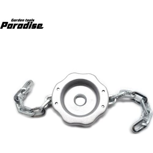 PARADISE Garden Metal Chain Trimmer Head Aluminium Alloy Strimmer Chain Brush Cutter Grass Trimmer Head with Thickening Chains